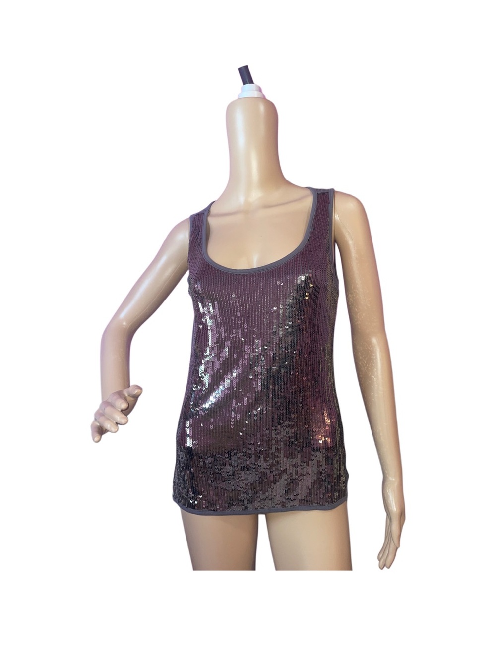 🩰 5/$10 BUNDLE DEAL // grey sequin top
